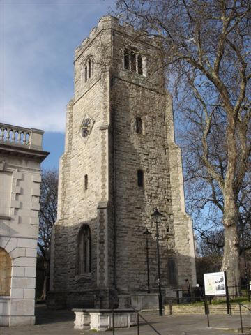A view of the Tower - all that survives of old Hackney Church