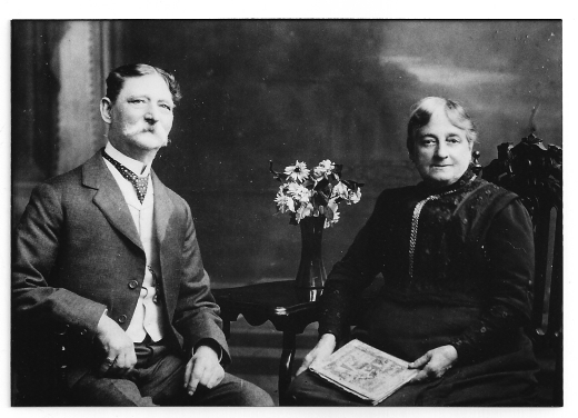 Charles John Legrove and Caroline.  I think they reflect the very Victorian "God was an Englishman" look of the Penhurst Arms in this photo