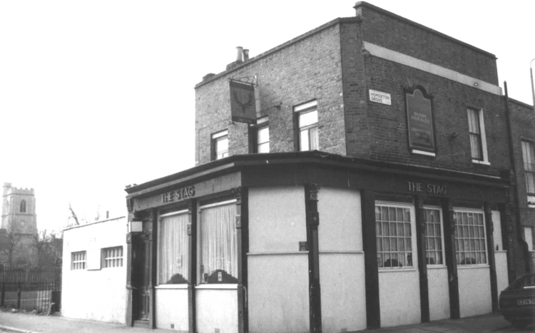 Stag, 37 Brooksbys Walk, Hackney, E9 in the mid 1980's