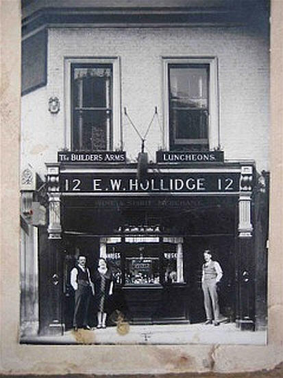 Builders Arms, 12 Hammersmith Bridge Road - circa 1928