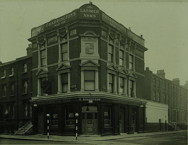 Latimer Arms, 13 Norland Road north, Notting Hill, Hammersmith W11 - in 1934