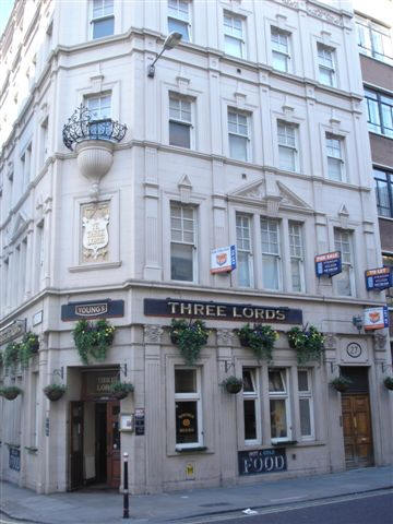 Three Lords, 27 Minories, EC3 - in May 2007