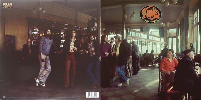 The cover artwork of the Kinks 1971 album, Muswell Hillbillies, which was shot inside the Archway Tavern