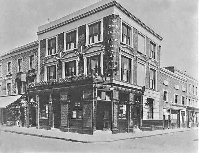 General Havelock, 292 Hornsey Road and Andover road N7 - in 1920 with landlord William Denney