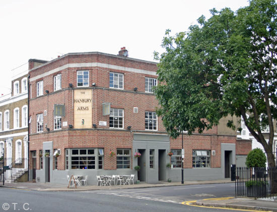 Hanbury Arms, 33 Linton Street, Islington N1 - in August 2010