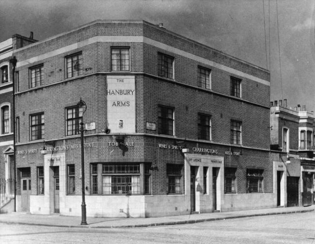 Hanbury Arms, Linton Street and Mary street, Islington, N1 - circa 1960