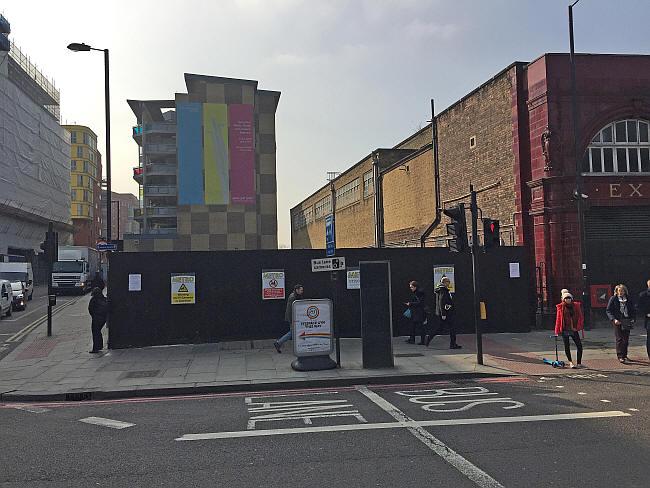 Site of the Metro, 295 Holloway Road, Islington - in March 2016