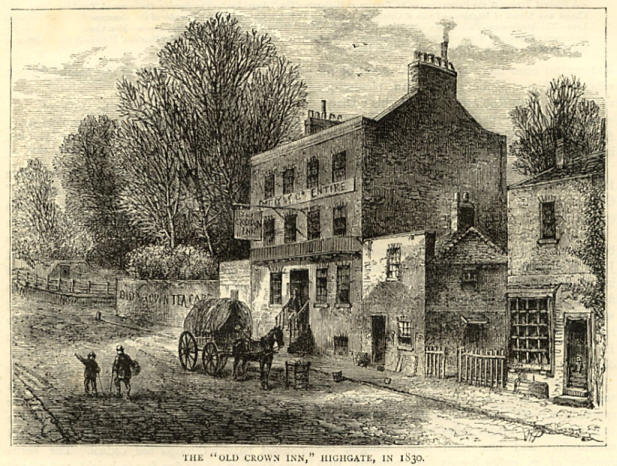 Old Crown, Highgate - circa 1830