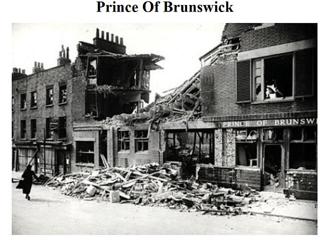Prince of Brunswick, 127 Barnsbury Road, Islington N1 - in 1940