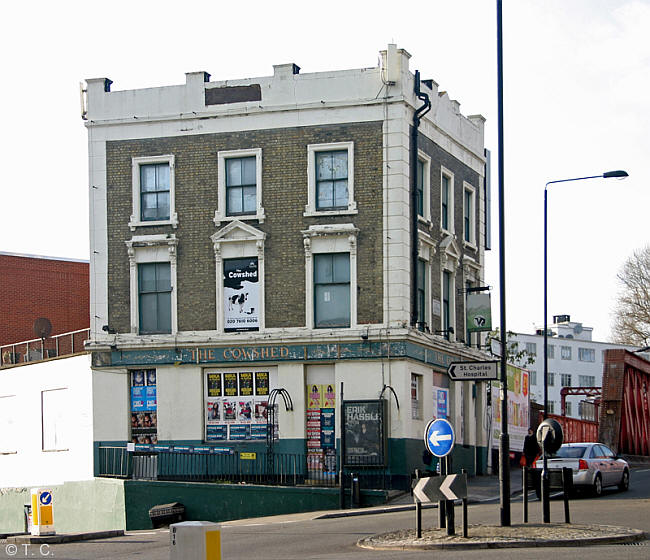 Admiral Blake / Cowshed, Ladbroke Grove, Notting Hill - in 2010