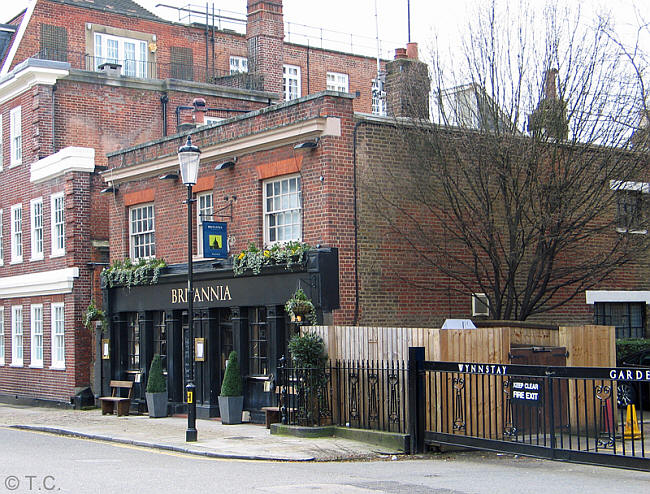 Britannia, 1 Allen street, Kensington W8 - in February 2014