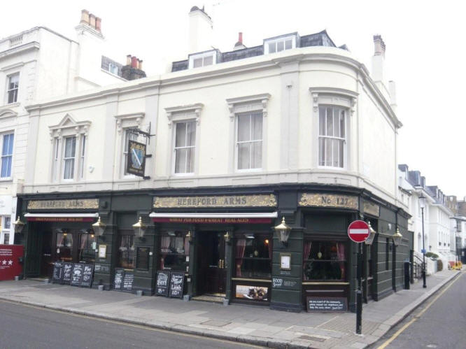 Hereford Arms, 127 Gloucester Road, SW7 - in February 2009