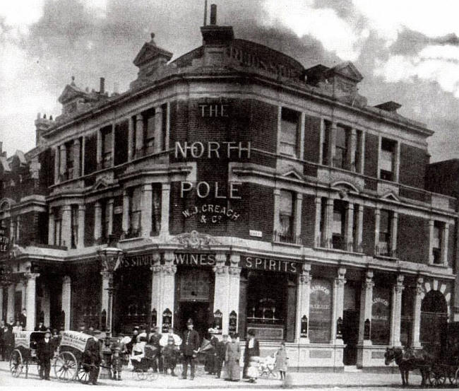 North Pole,  corner of Latimer and North Pole Road, W10 - in 1910