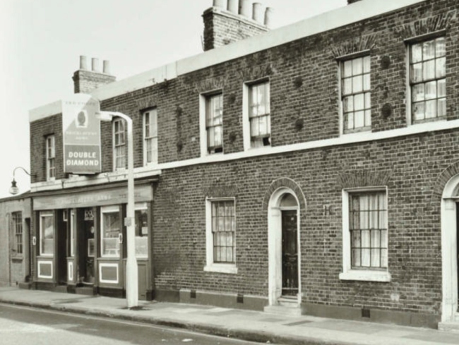 Bricklayers Arms, 38 Lowell Street, E14 - in 1969