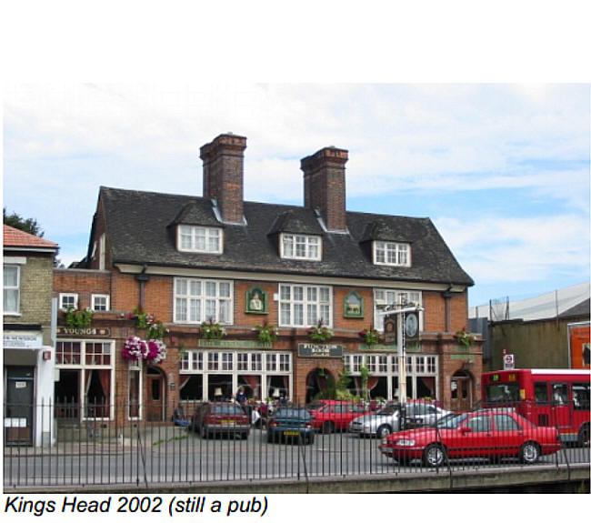 Kings head, High Street, Merton - in 2002