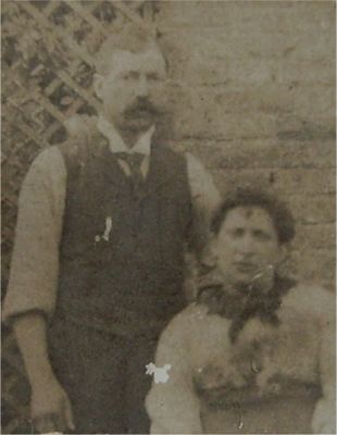 Edward Cooper and his wife, Minnie (nee Bamberger)