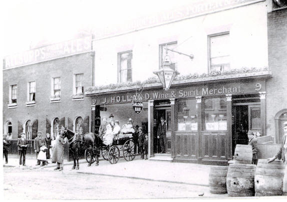 John Holland - Wine & Spirit Merchant, at 9 Exmouth Street - circa 1906