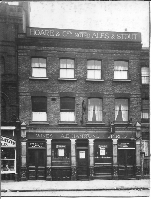 Admiral Keppel, 232 Hoxton Street, N1 - in 1930 and has A E Hammond's name over the door