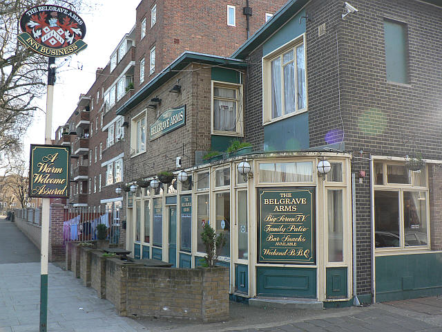 Belgrave Arms, 217 Queensbridge Road -  in March 2007
