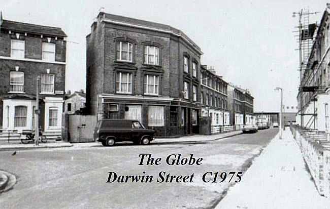 The Globe, 20 Darwin Street - circa 1975