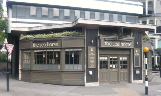 Sea Horse, Lower Thames Street - in September 2009