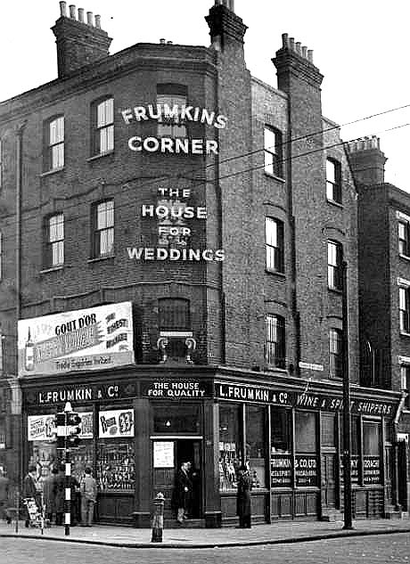 L Frumkin & Co, 162 Commercial Road east, St George in the East