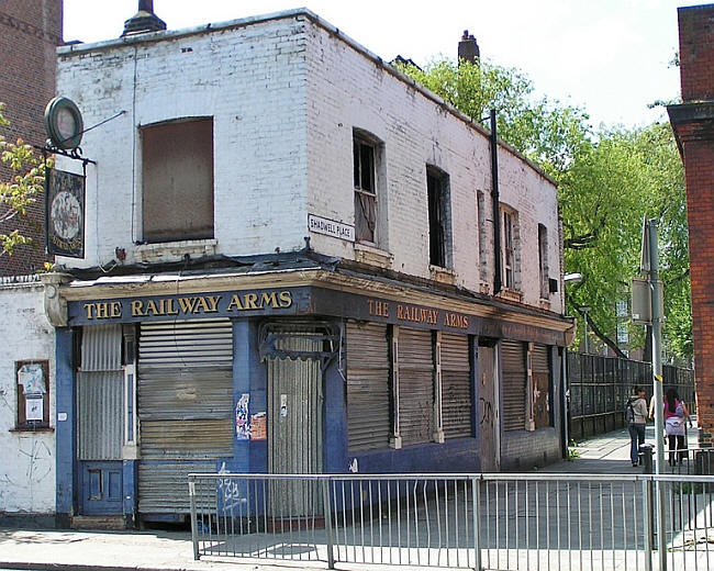 Railway Arms, 60 Sutton Street, E1 - in August 2014