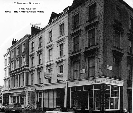 Albion, 17 Sussex Street, SW1 - in the 1970's