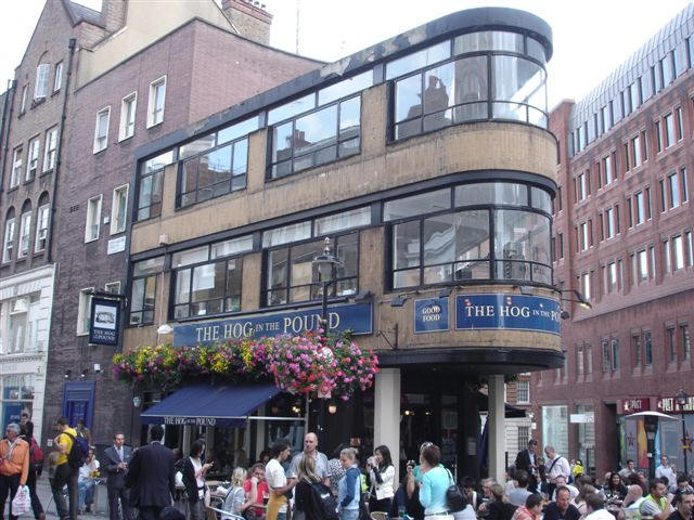 Hog in the Pound, 28 South Moulton Street, W1 - in July 2007