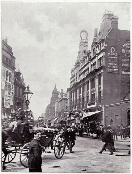 Horse Shoe Hotel, Tottenham Court Road - in 1896