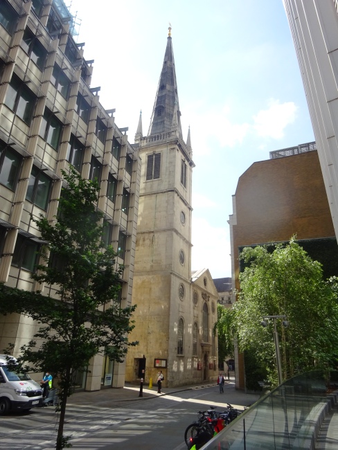 St Margaret Pattens - in July 2021