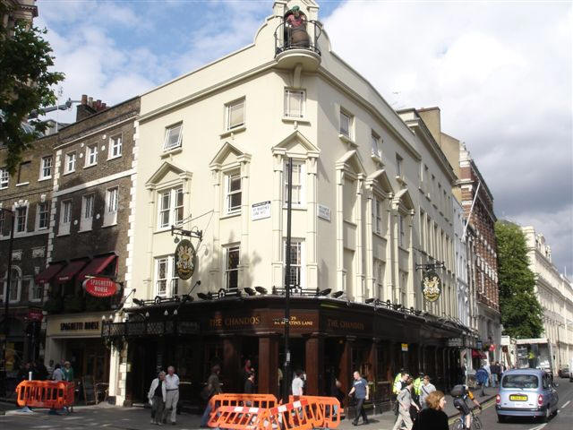 Bulls Head - later the Chandos, 29 St Martins Lane - in July 2007