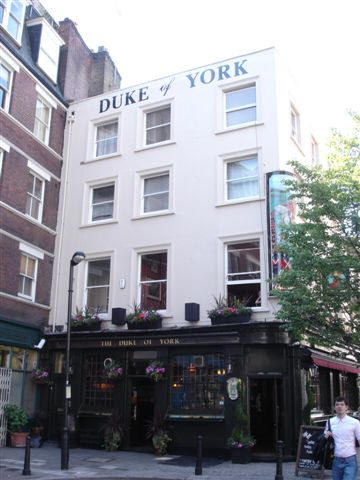 Duke of York, 47 Rathbone Street, W1 - in May 2007