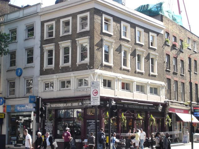 Northumberland Arms, 119 Tottenham Court Road, W1 - in May 2007