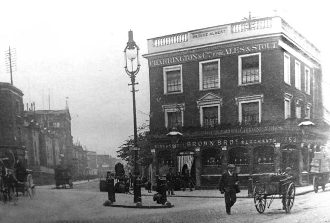 Prince Albert, Great College Street, Camden Town - circa 1904 licensees Brown brothers
