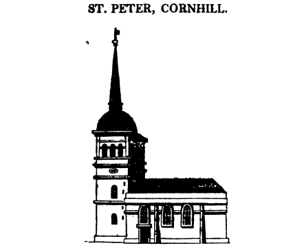 St Peter Cornhill - in 1805