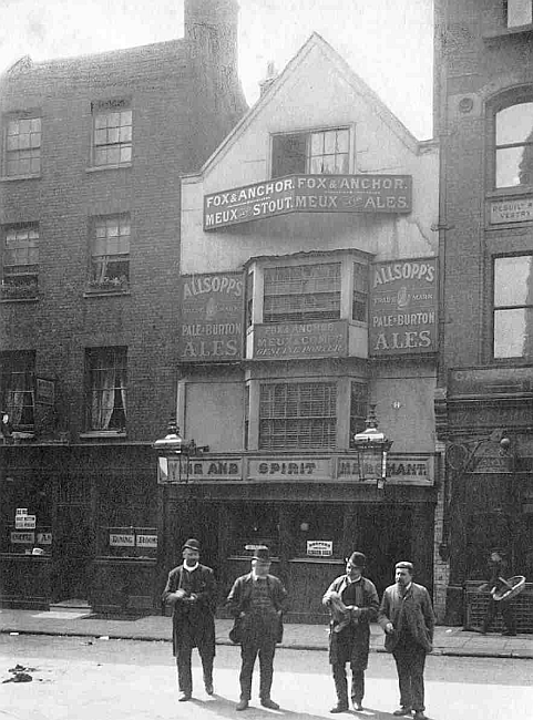 Fox & Anchor, 115 Charterhouse Street- before 1897