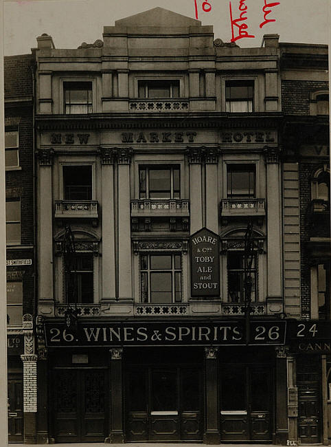 Newmarket, 25 King Street, Snowhill EC1 - pre 1940