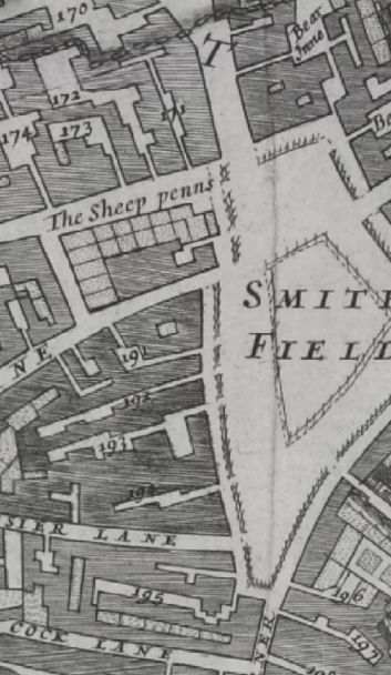 West Smithfield in 1682
