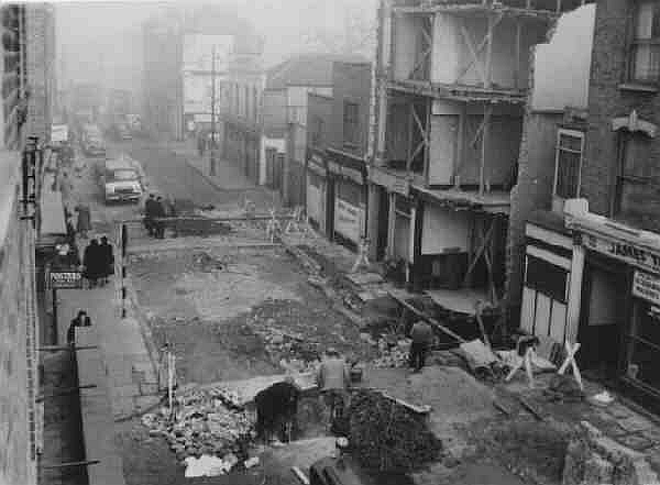 Church Street, Stoke Newington - looking east from near Barn Street in 1959