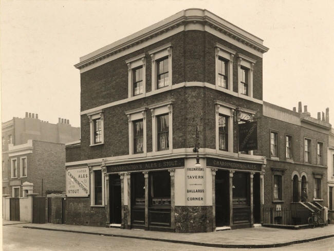 Freemasons Tavern, 61 Howard Road, Stoke Newington - in 1929