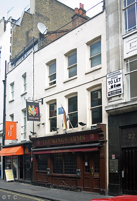 Old Kings Arms, 23 Poland Street W1 - in July 2010