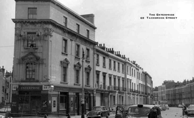 The Enterprise, 69 Tachbrook Street, Westminster SW1 - circa 1963
