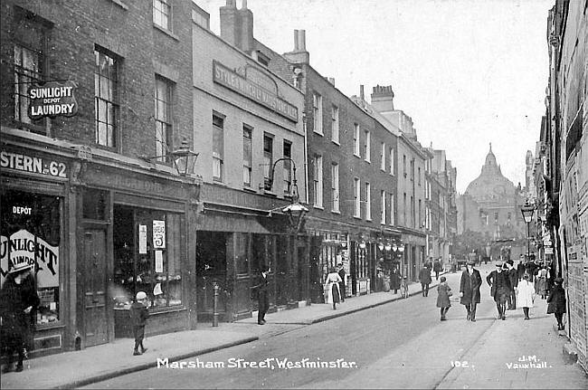 Rose & Shamrock, 64 Marsham Street, Westminster - circa 1915