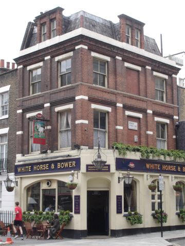 White Horse & Bower, 86 Horseferry Road, SW1 - in April 2007