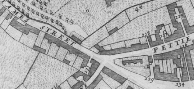 In the Morgans 1682 Map of London in James Street and Petty France are isted '229 Red Lion Inne' and '233 Kings Head Inne'. 