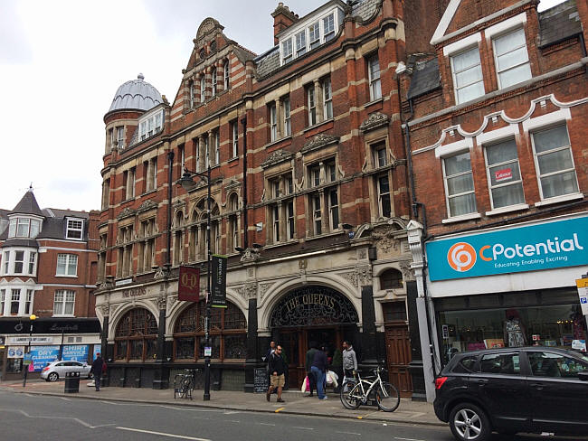 Queens Hotel, 26 Broadway parade, Crouch End N8 - in June 2017