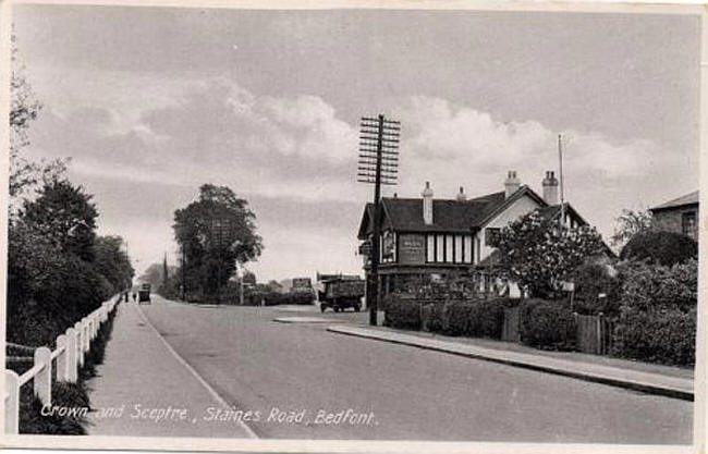 Crown & Sceptre, Staines Road, Feltham (built in 1923)