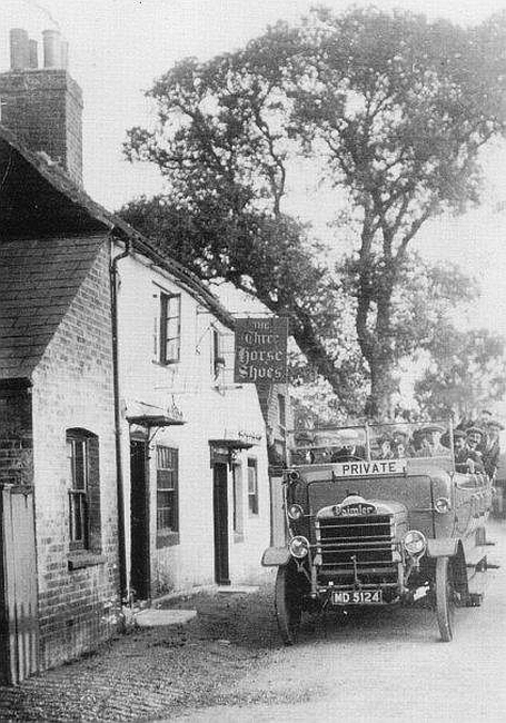Three Horse Shoes, Spring Road, Feltham - in the 1920s
