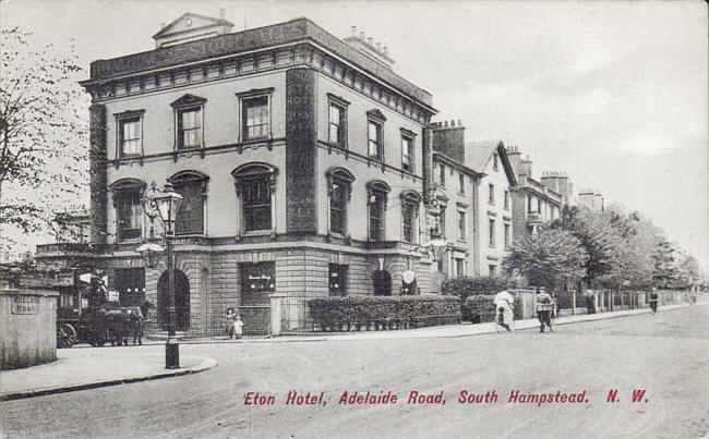 Eton Hotel, Adelaide Road & Ellsworthy rise, Hampstead - circa 1900